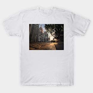 Sacre Coeur Framed at Sunrise T-Shirt